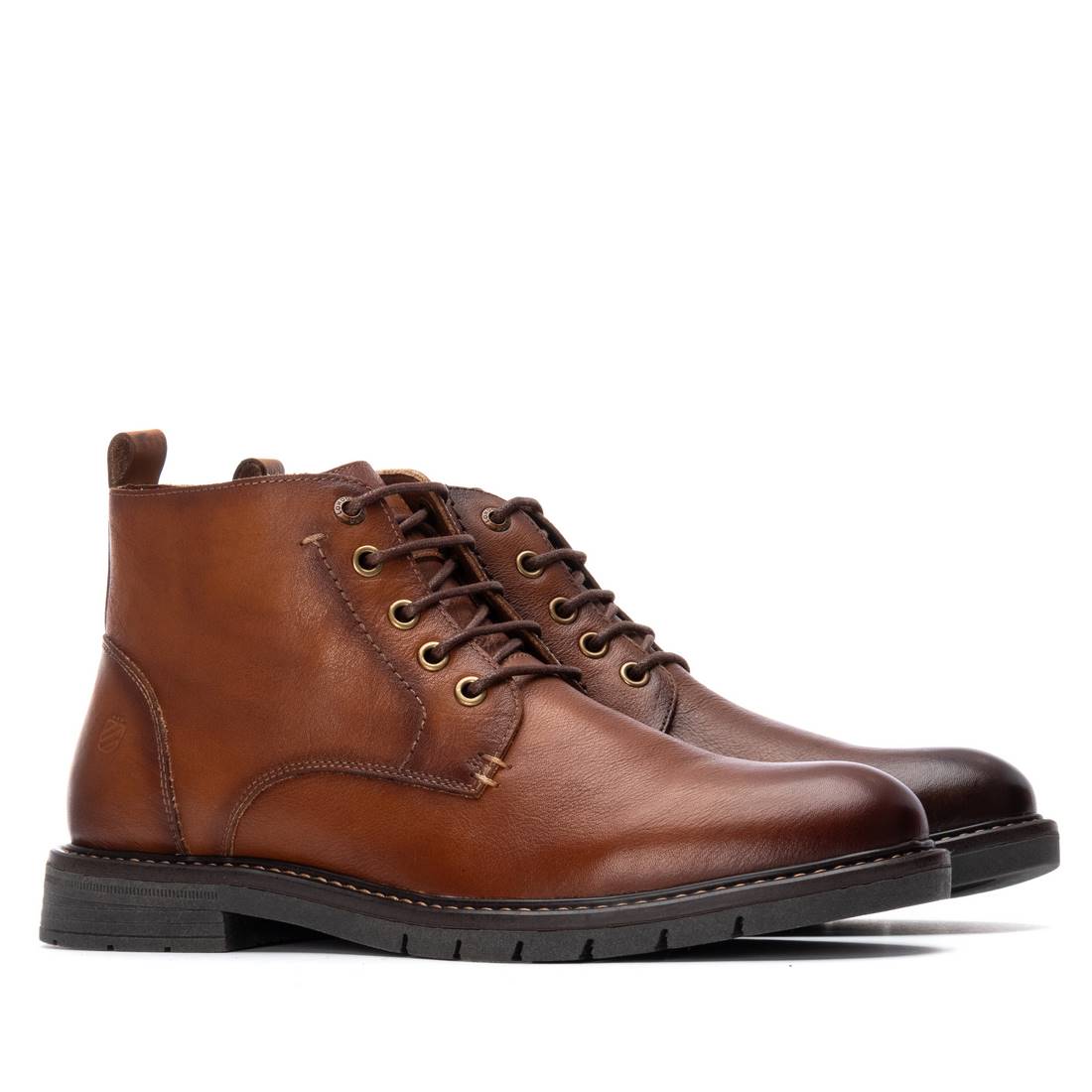 Carmela 16267503 bottines homme cuir camel