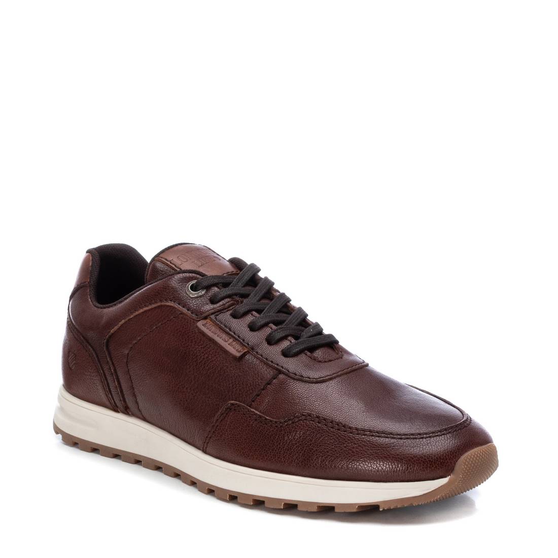 Carmela 16111402 basket homme cuir marron lacets