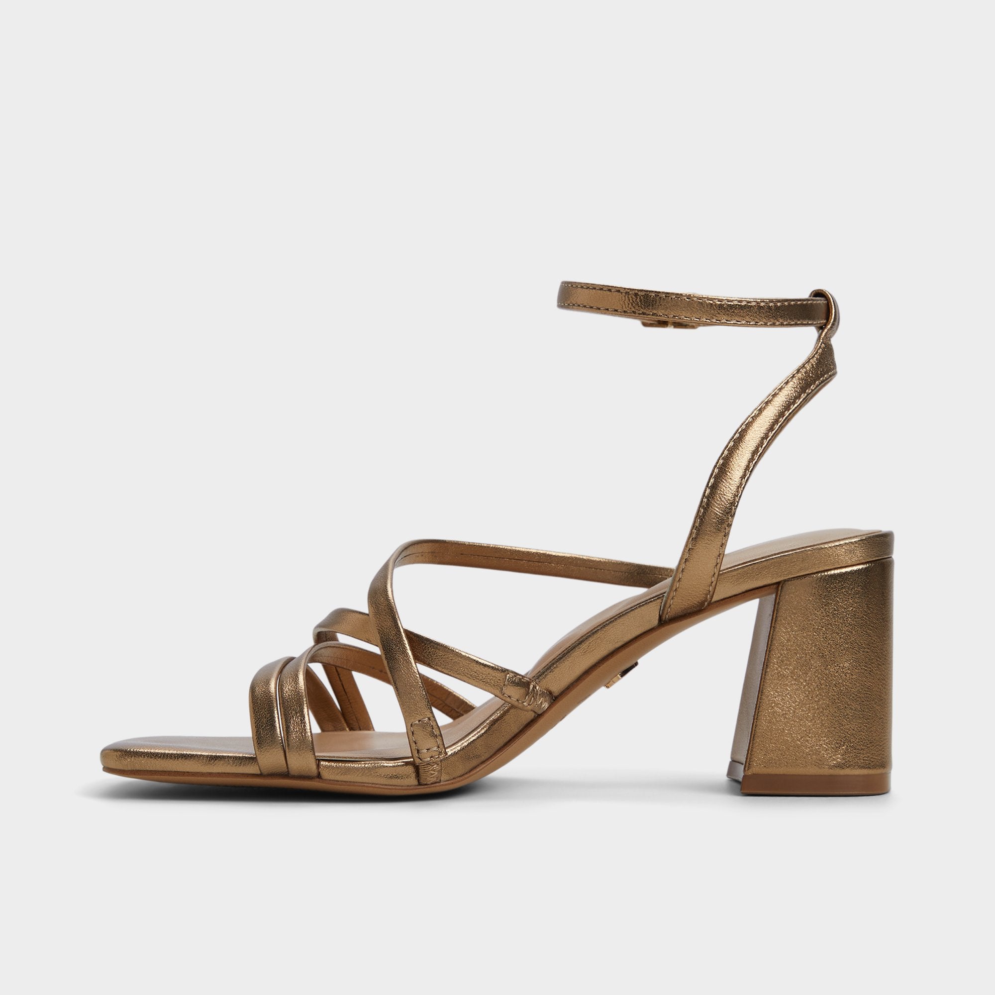 ALDO Esther sandales dorées femme talon bloc