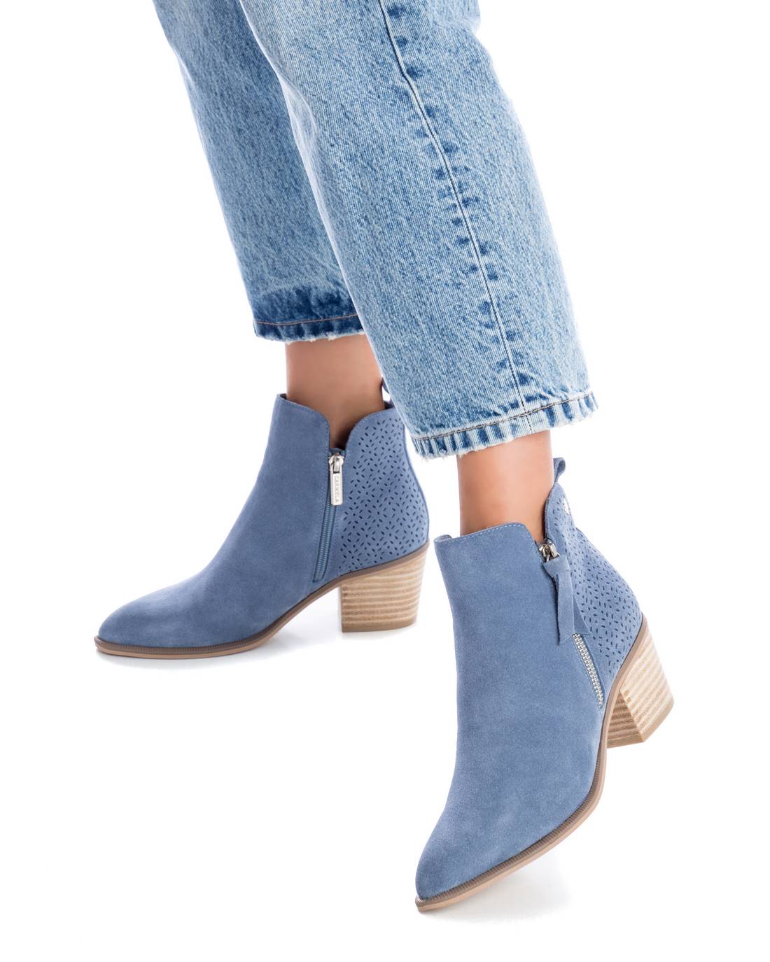 Carmela 16063205 bottines cuir bleu