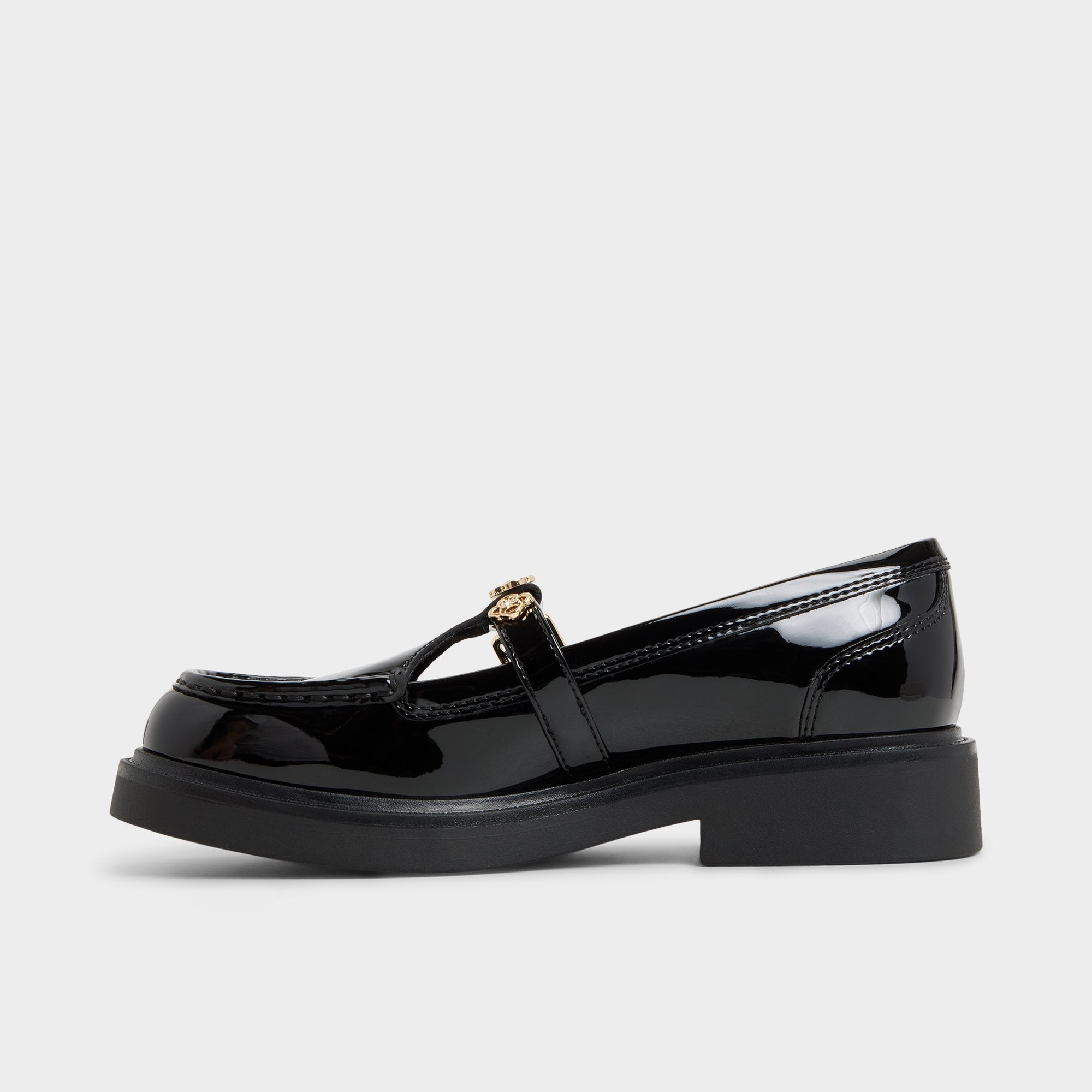ALDO Antonela mocassins talon bloc vernis