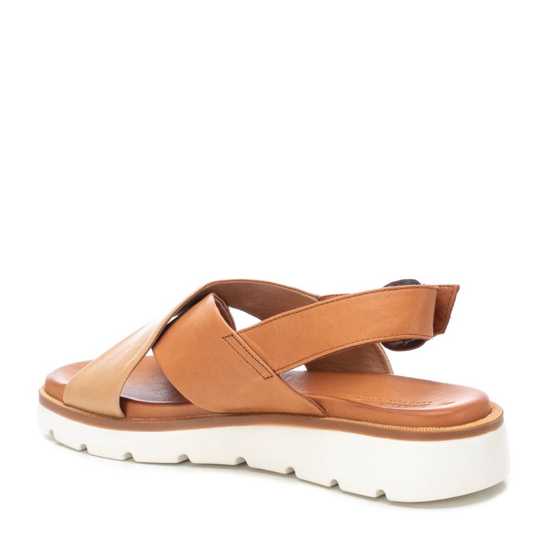 Carmela 16075802 sandales femme marron cuir plat