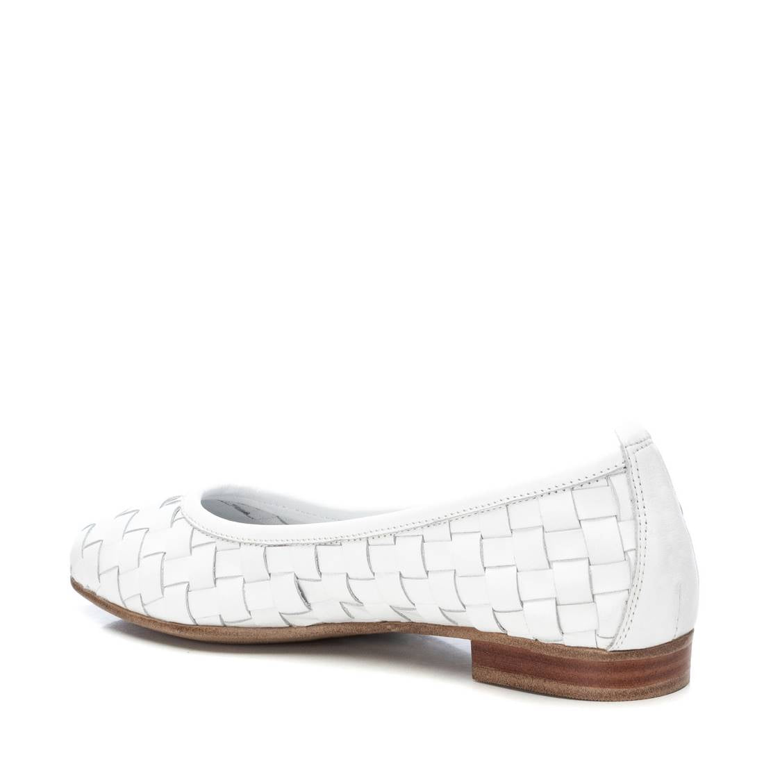 Carmela 16166202 ballerine femme blanche cuir tressée