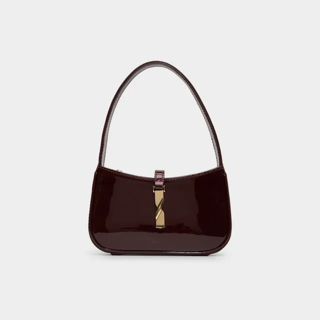 Aldo Abriellaa sac bandoulière verni marron