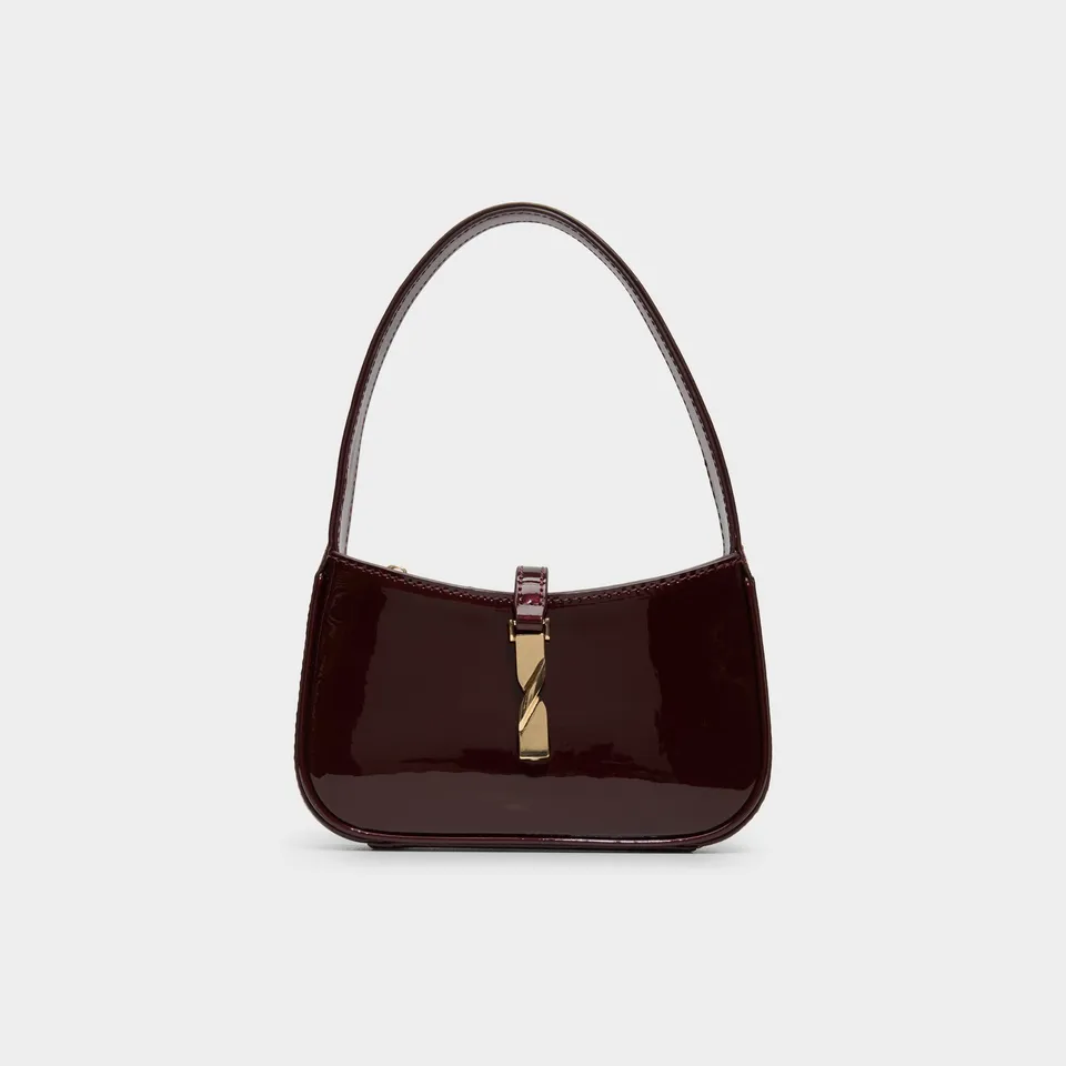 Aldo Abriellaa sac bandoulière verni marron