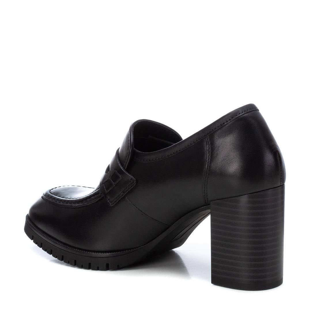 Carmela 16180401 mocassin noir cuir talon 8 cm