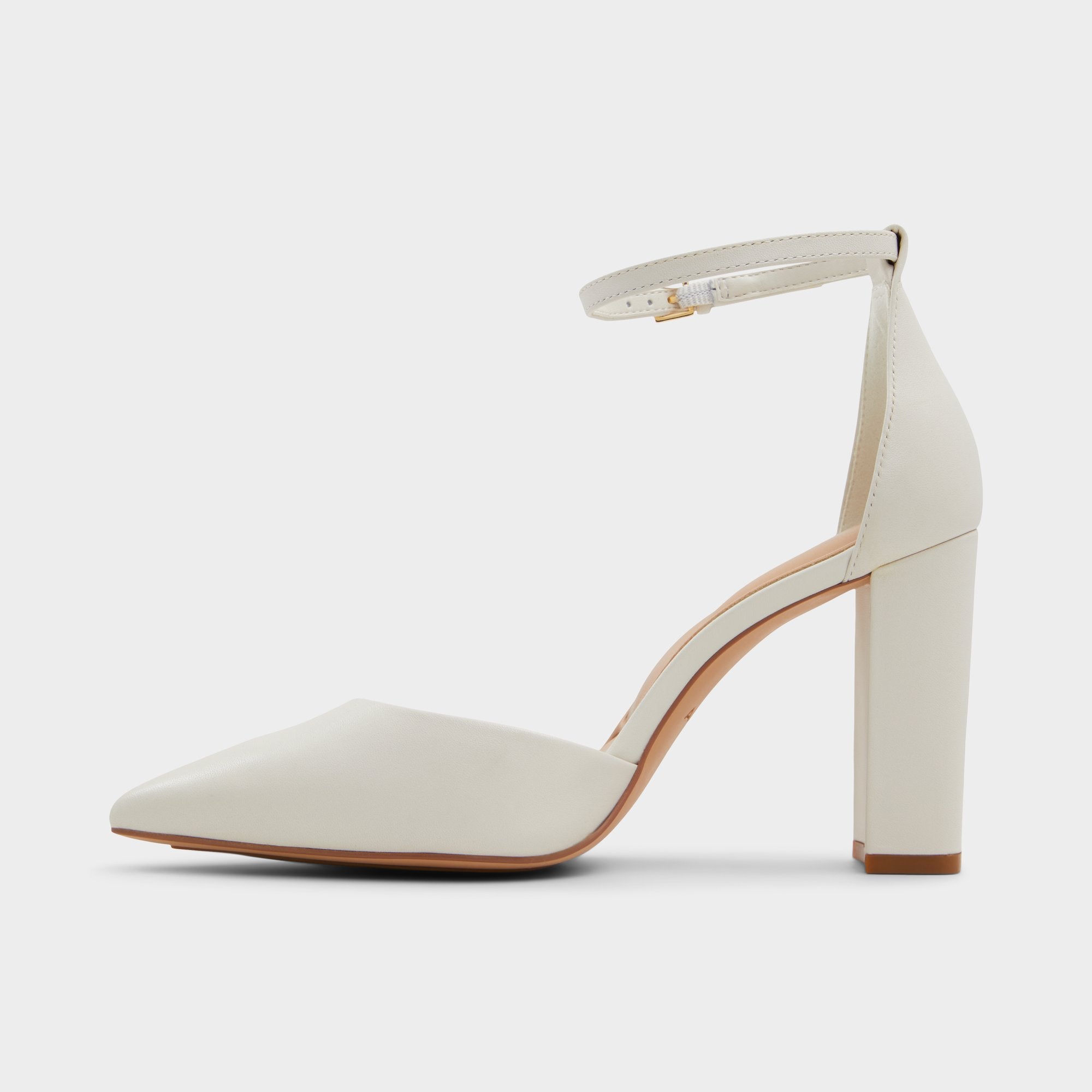 ALDO Faith escarpins blancs talon bloc brides