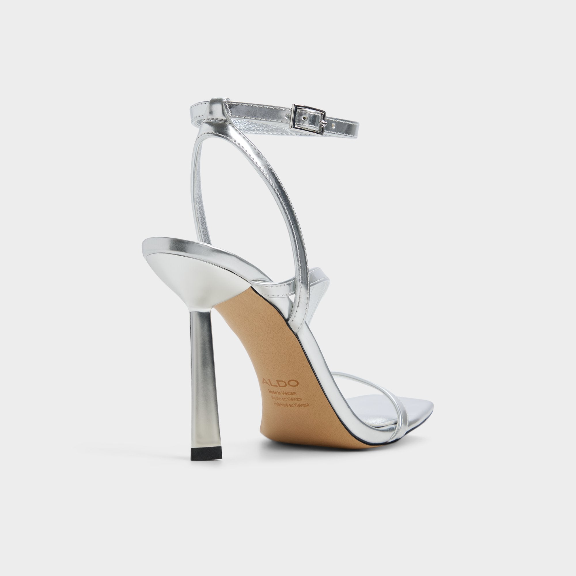 ALDO Scintilla bottines à talon argenté soirée