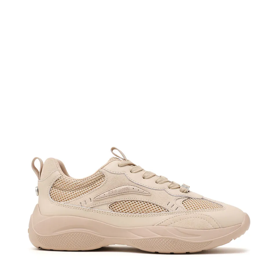 Steve Madden Premio-E baskets plateforme taupe 7 cm