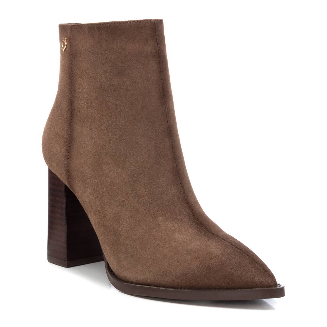 Carmela 16091803 bottine daim marron talon 9 cm