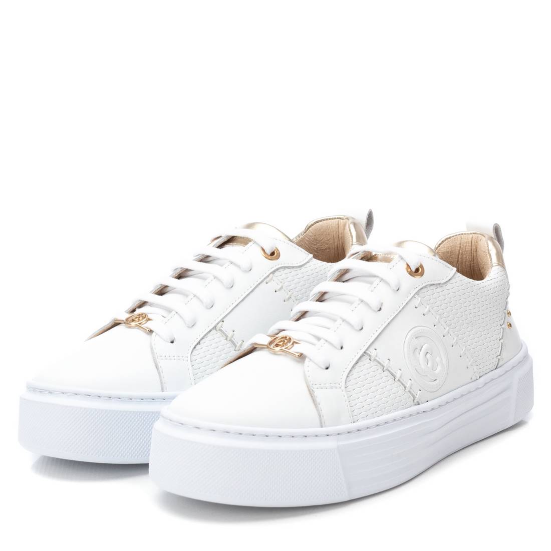 Carmela 16205701 Basket Femme Blanc Cuir