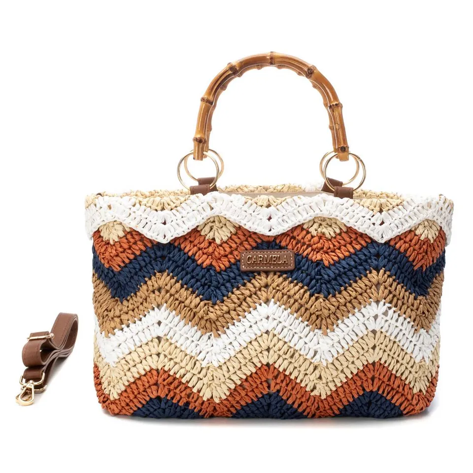 Carmela 18615901 sac rafia corail 42 cm