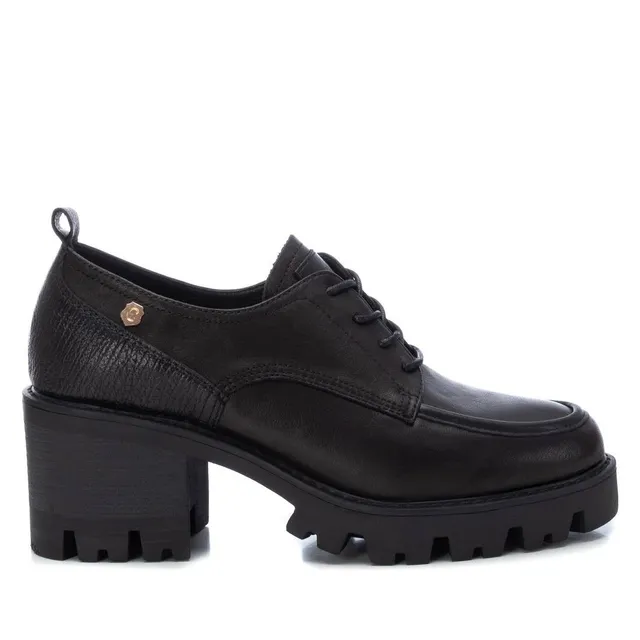 Carmela 16108902 derbies cuir noir talon 7 cm