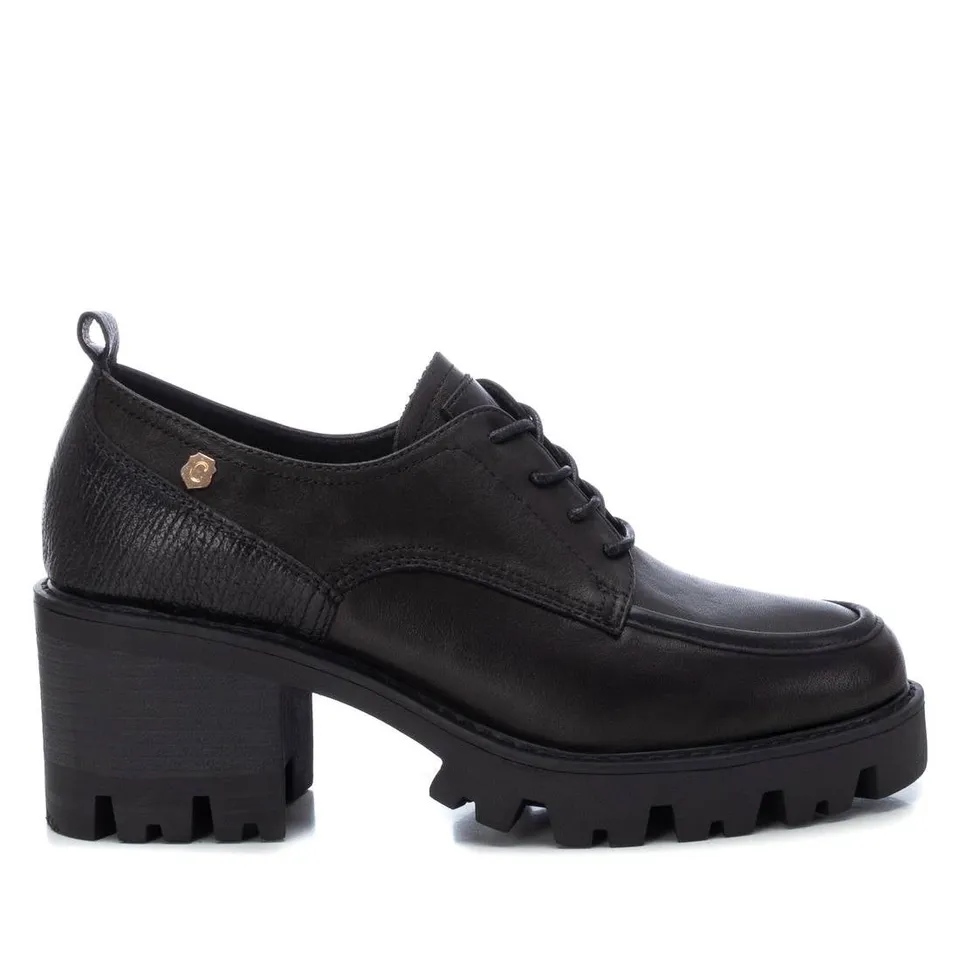 Carmela 16108902 derbies cuir noir talon 7 cm