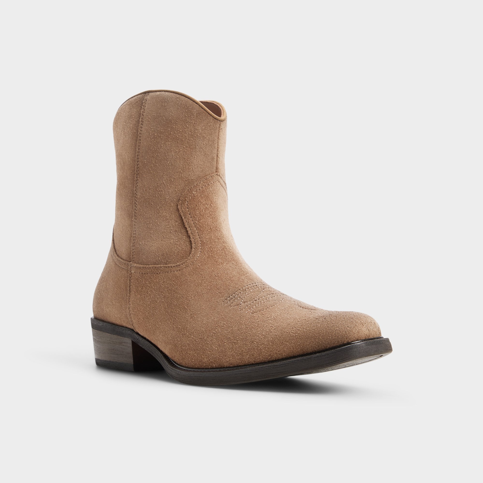 Aldo Wally bottines western suède beige