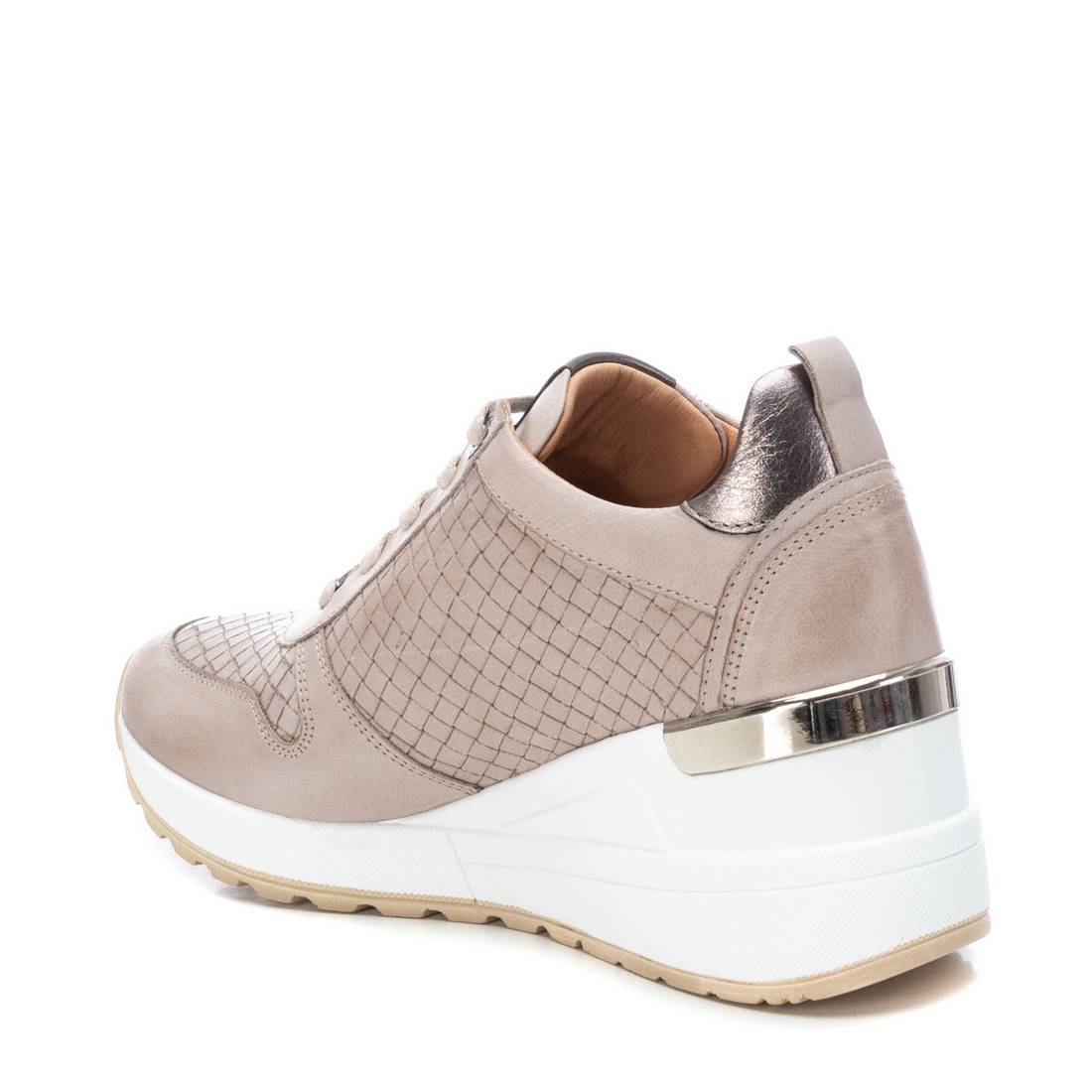 Carmela 16075602 baskets cuir blanc compensé 7 cm