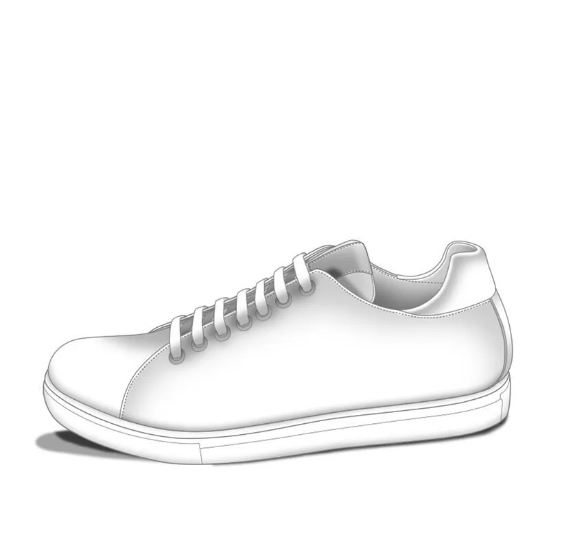 Dessine Moi Un Soulier basket lacets cuir à personnaliser