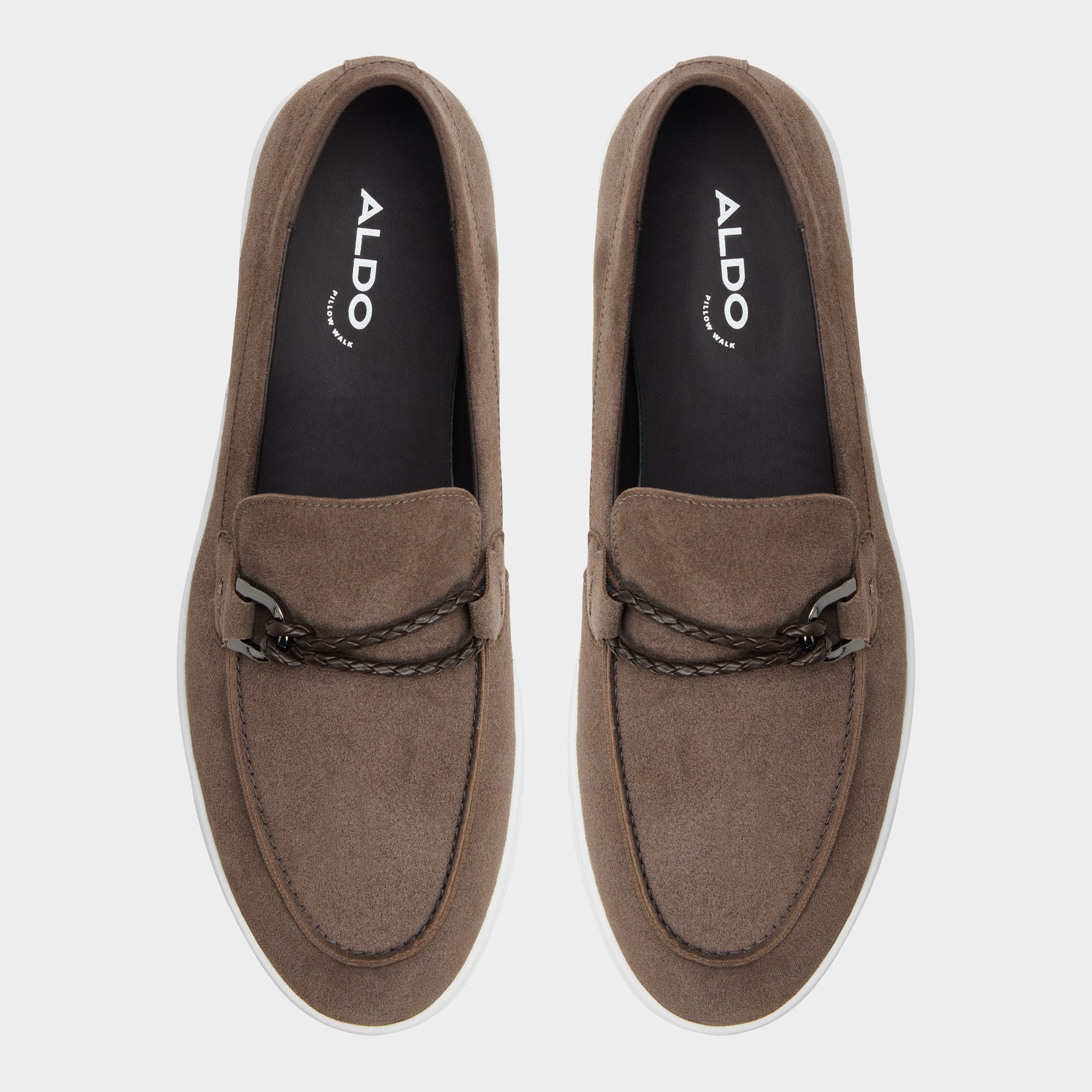 ALDO Patten mocassins gris daim