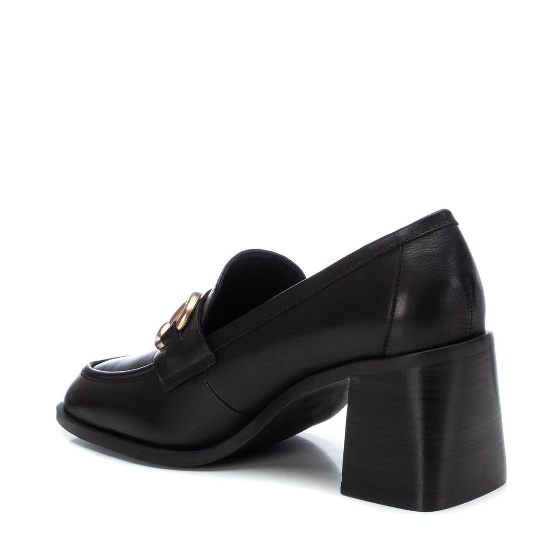 Carmela 16112701 mocassins femme noir cuir talon 7cm