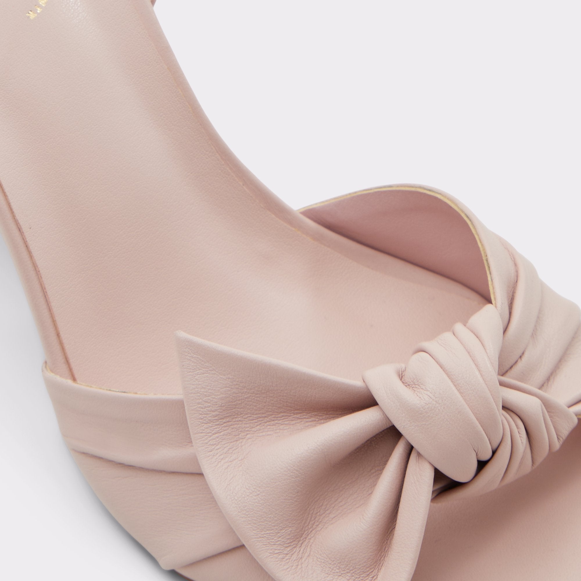 ALDO Angelbow sandales bloc rose noeud