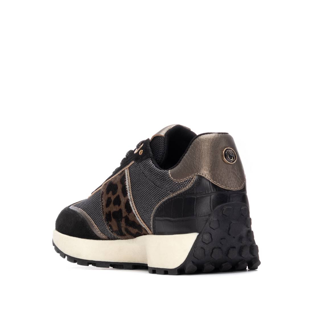 Carmela 16270203 sneaker effet cuir noir coco