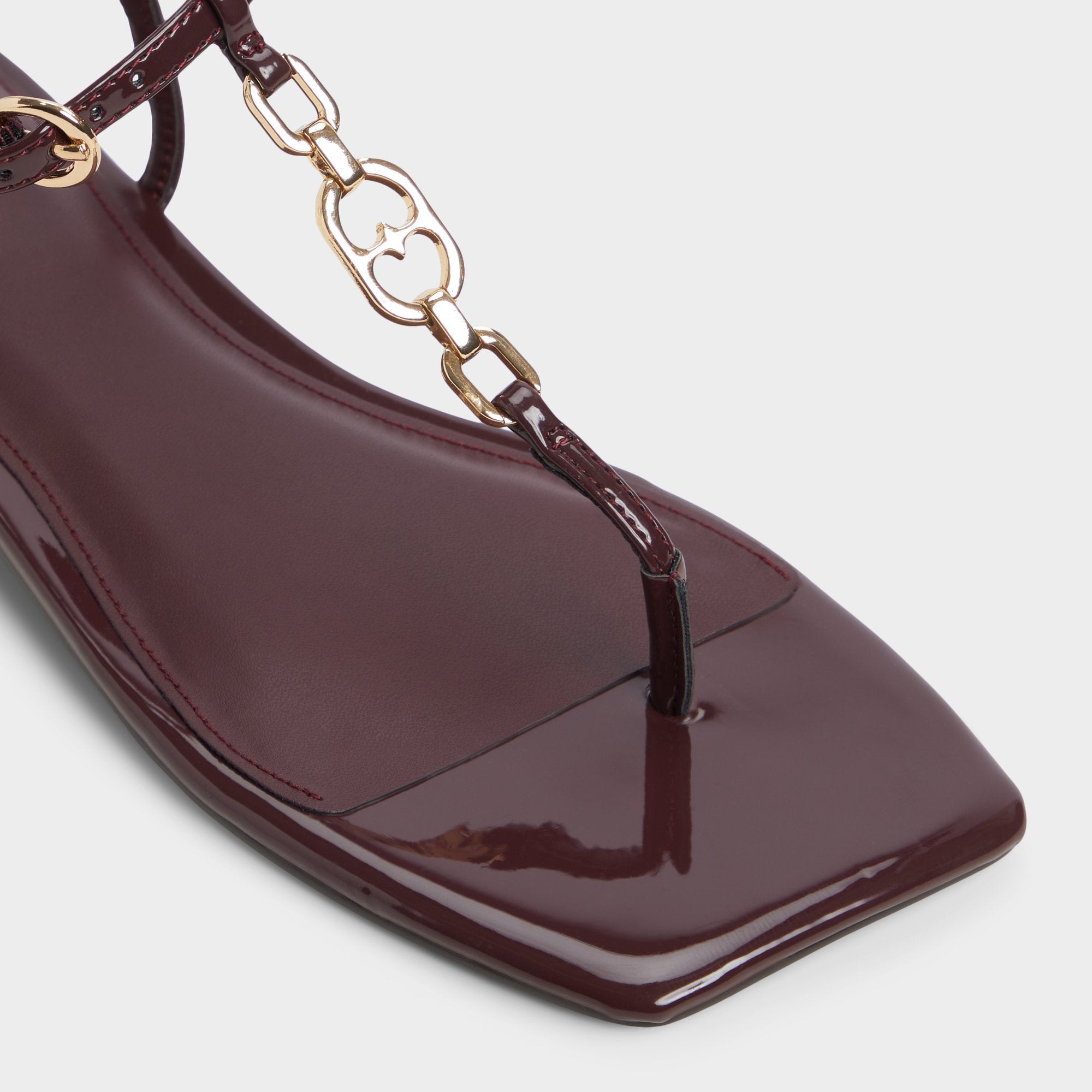 ALDO Lorenza bottes bordeaux talon plat femme