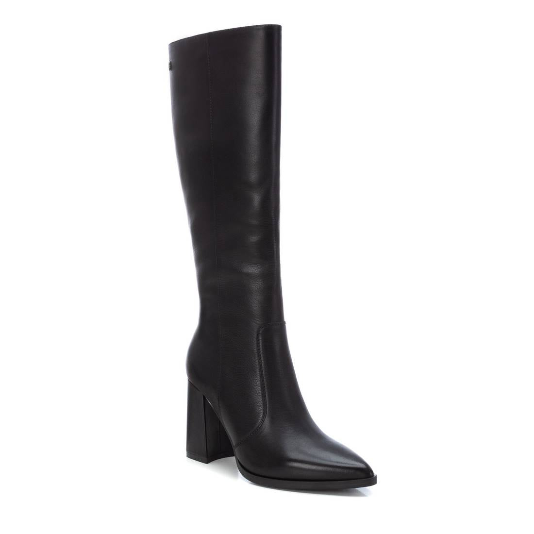 Carmela 16187601 bottes cuir noir talon 9 cm