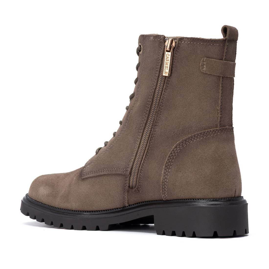 Carmela 16431401 bottine femme taupe cuir lacets