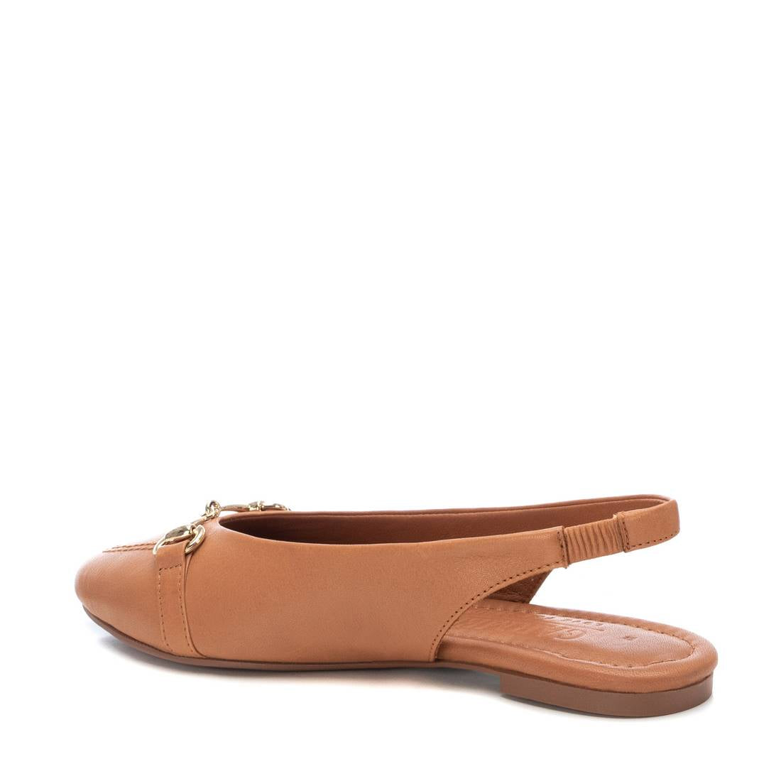 Carmela 16073301 ballerine cuir marron élastique