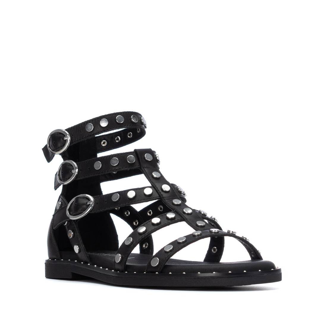 Carmela 16316301 sandales femme noir clous