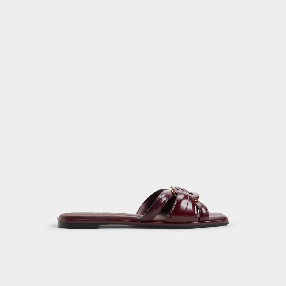 ALDO Yesenia sandales plates bordeaux