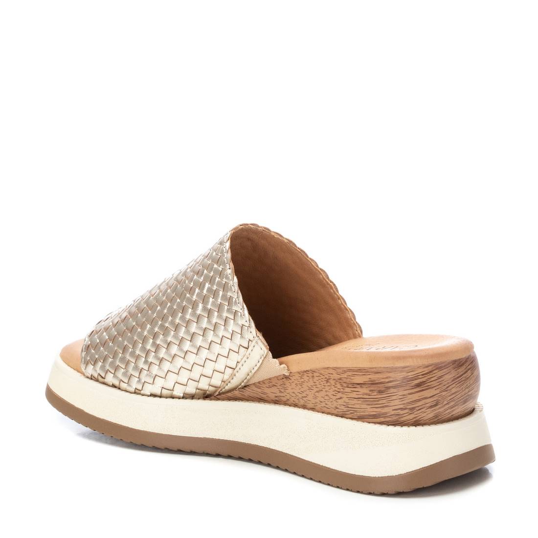 Carmela 16154703 sandale femme dorée cuir compensée