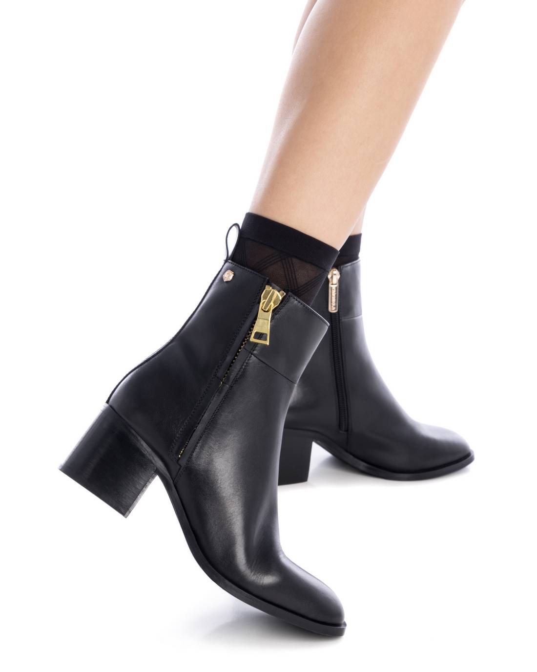 Carmela 16177301 bottine femme noire talon 5 cm