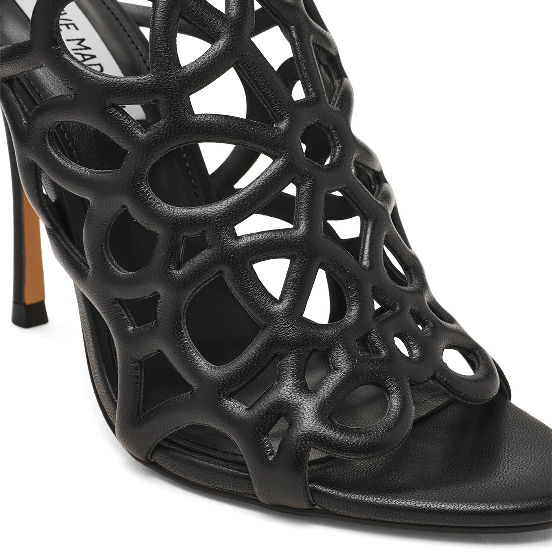 Steve Madden Popup sandales cuir noir talon 10,2 cm