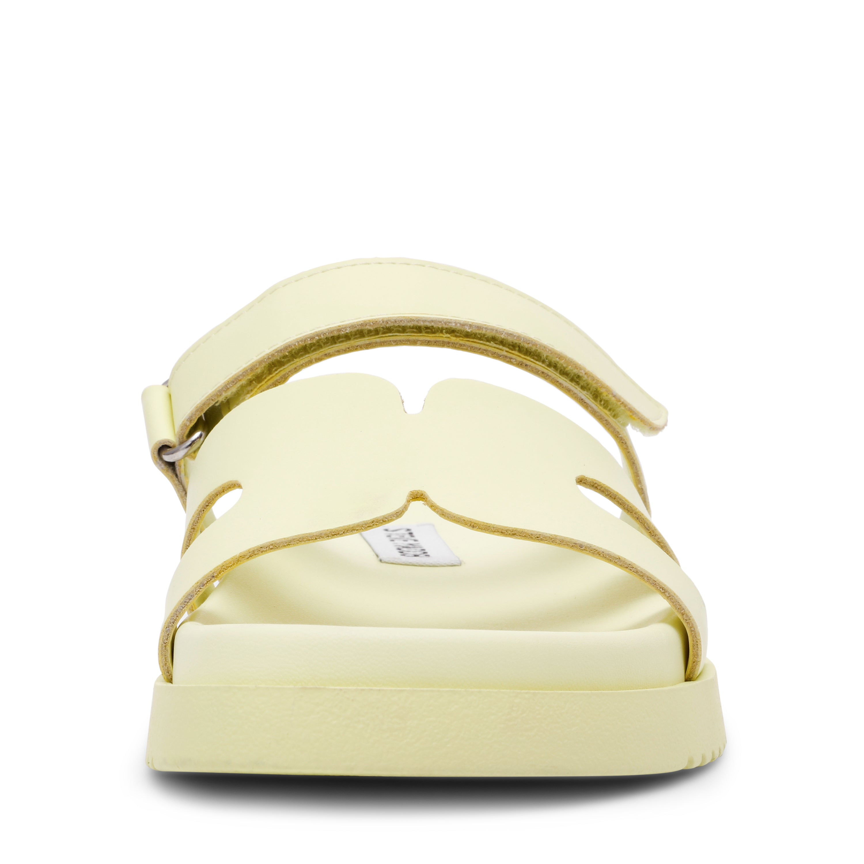 Steve Madden Missile sandale cuir jaune beurre