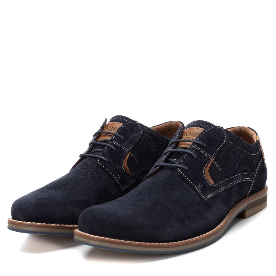 Carmela 16145301 derbies cuir bleu homme