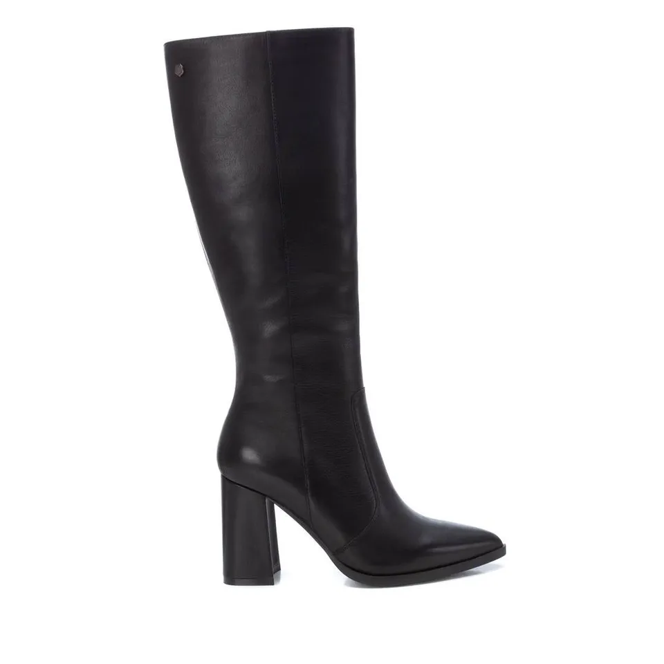 Carmela 16187601 bottes cuir noir talon 9 cm