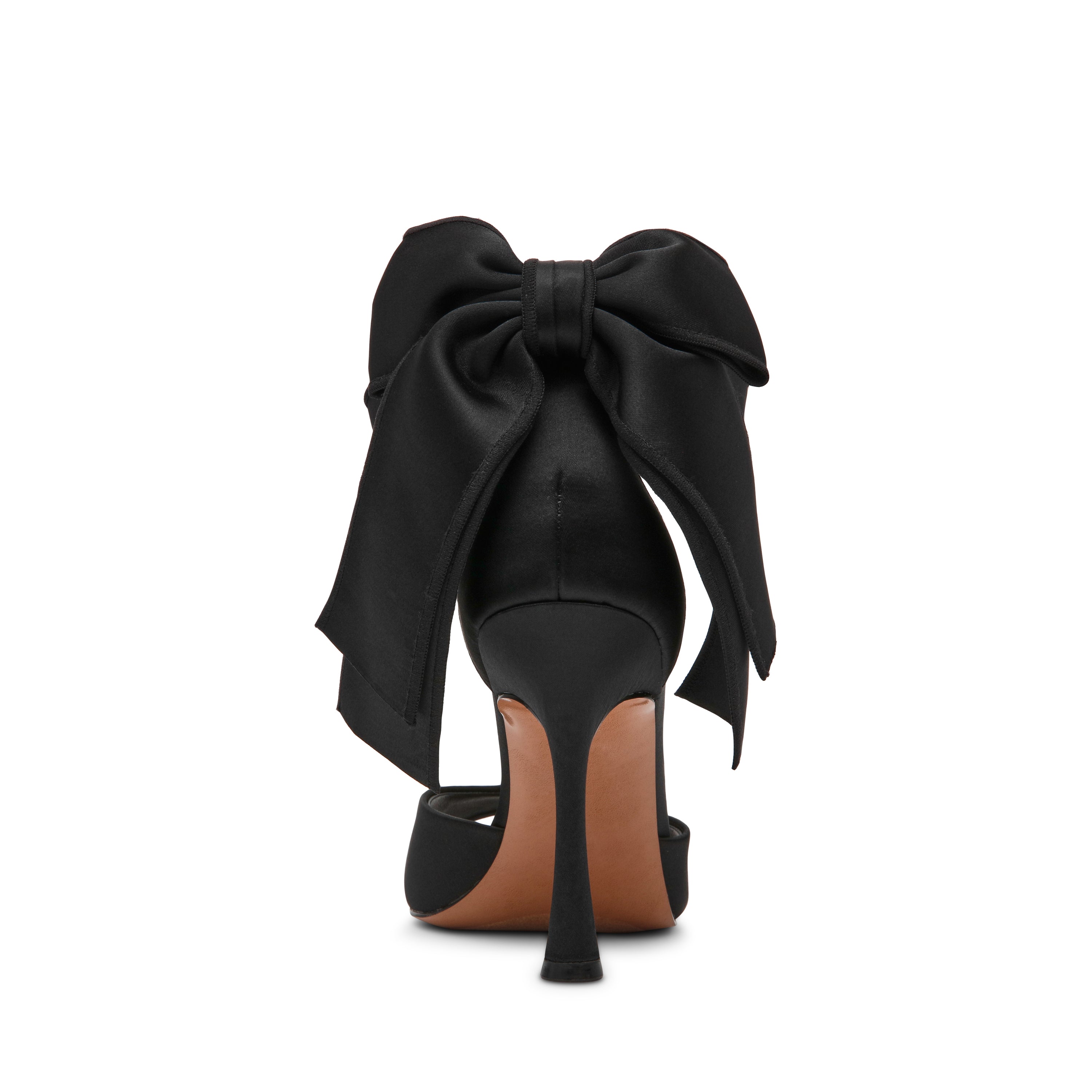 Steve Madden Bougie sandales satin noir talon 8 cm