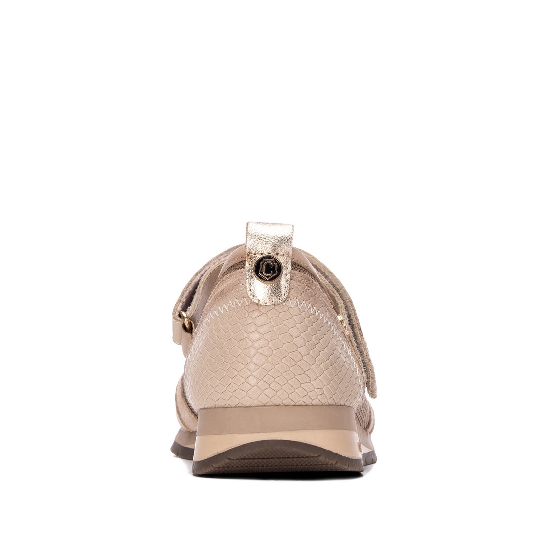 Carmela 16435303 ballerine scratch beige métalisé