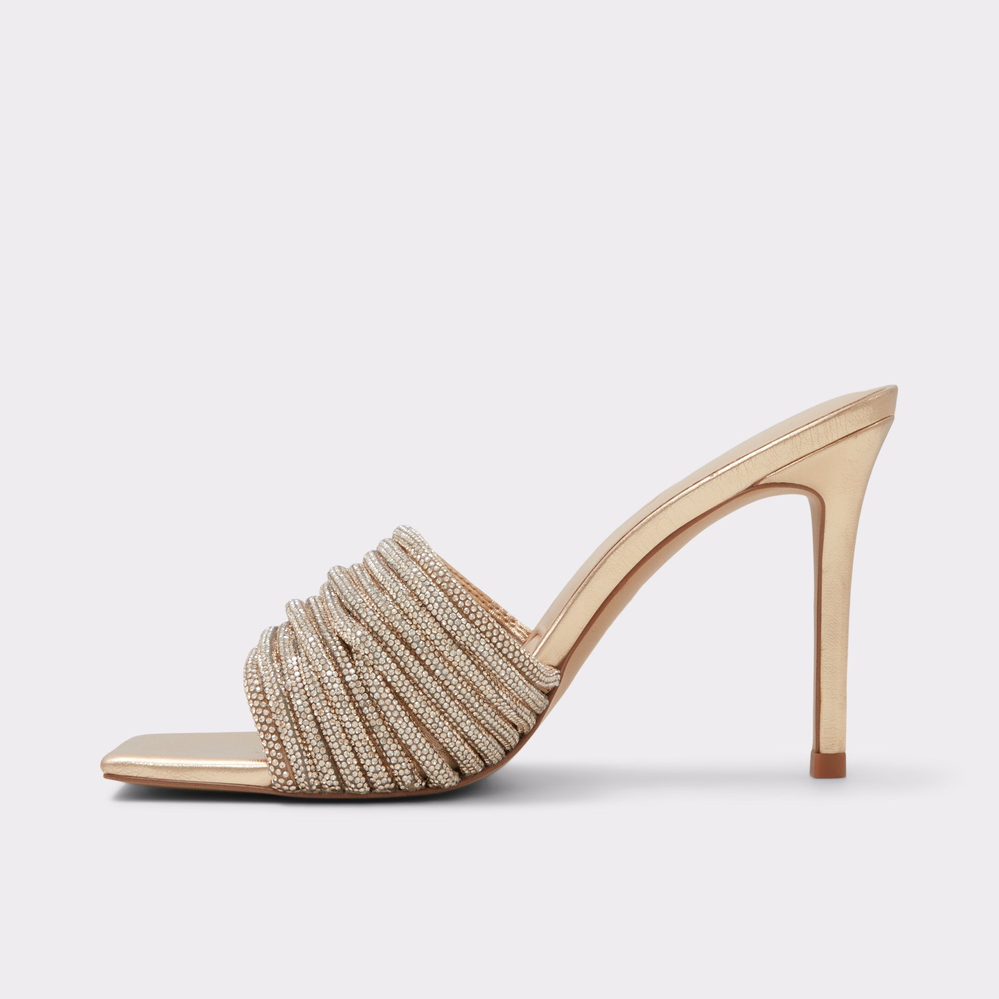 ALDO Marielle mules à talon doré strass