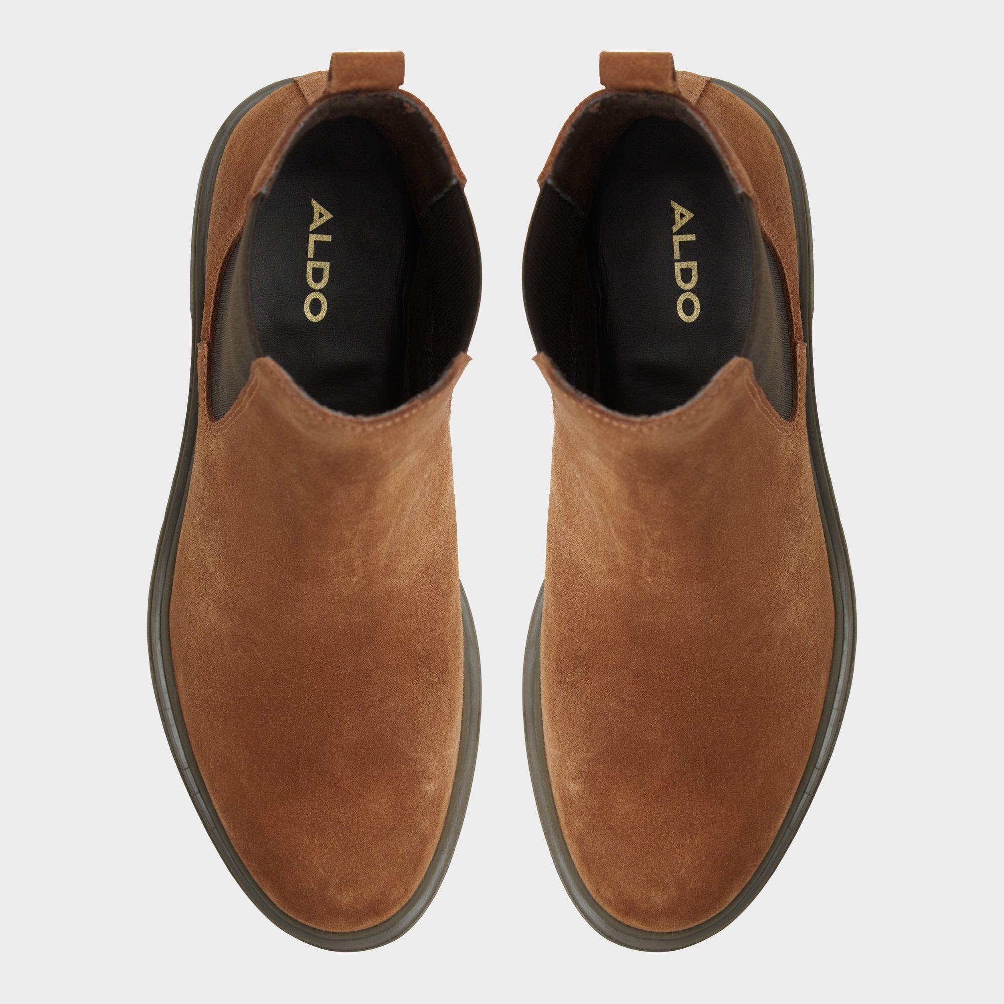 ALDO Adalitlan boots chelsea marron élastiques