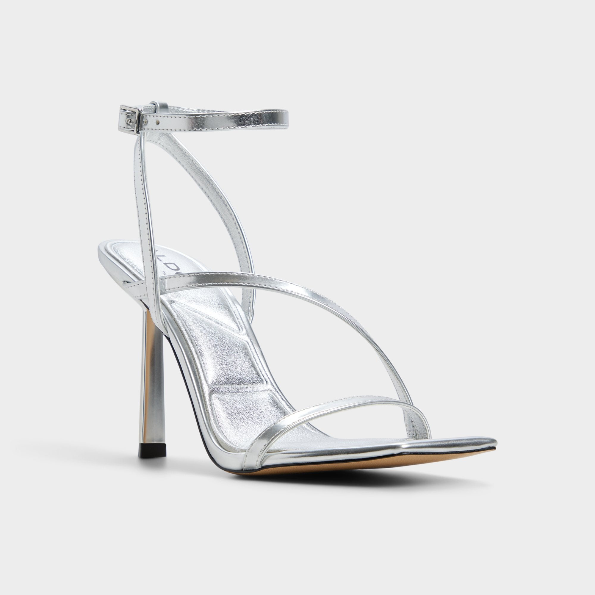 ALDO Scintilla bottines à talon argenté soirée