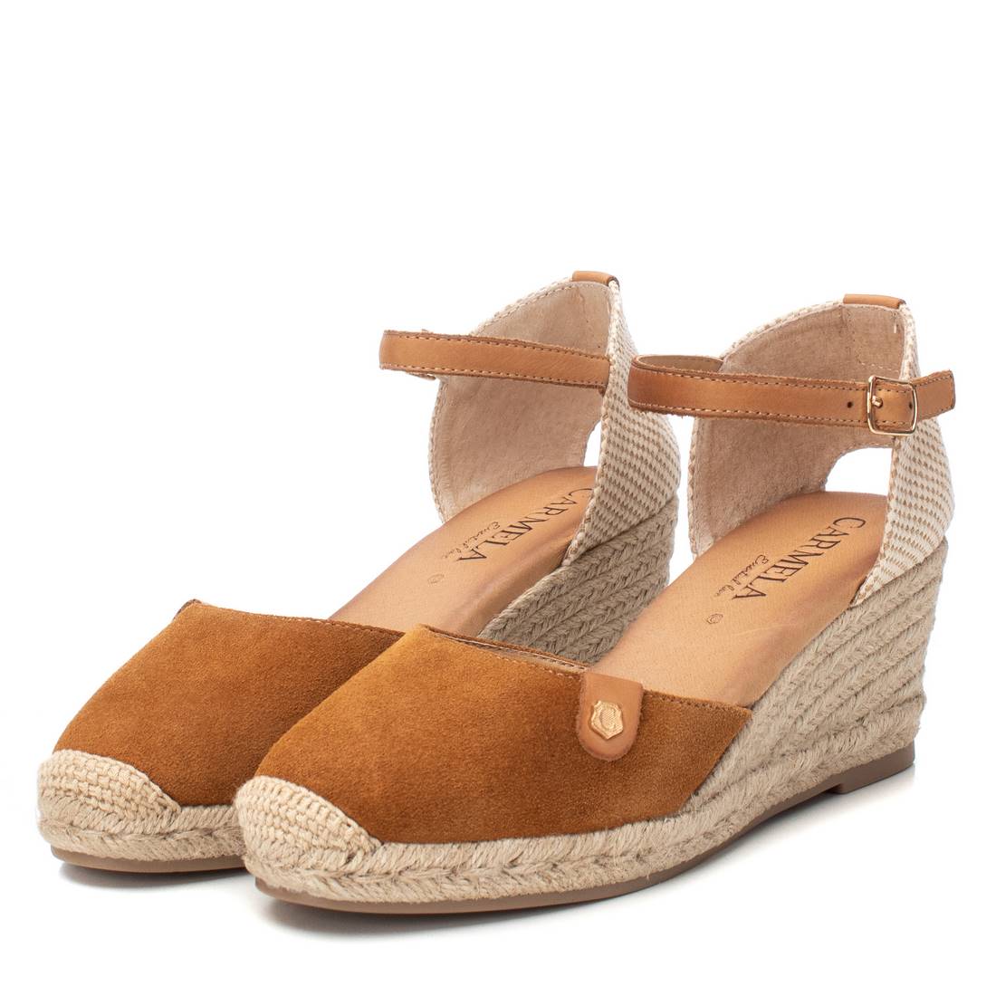 Carmela 16161802 espadrille marron compensée 7cm