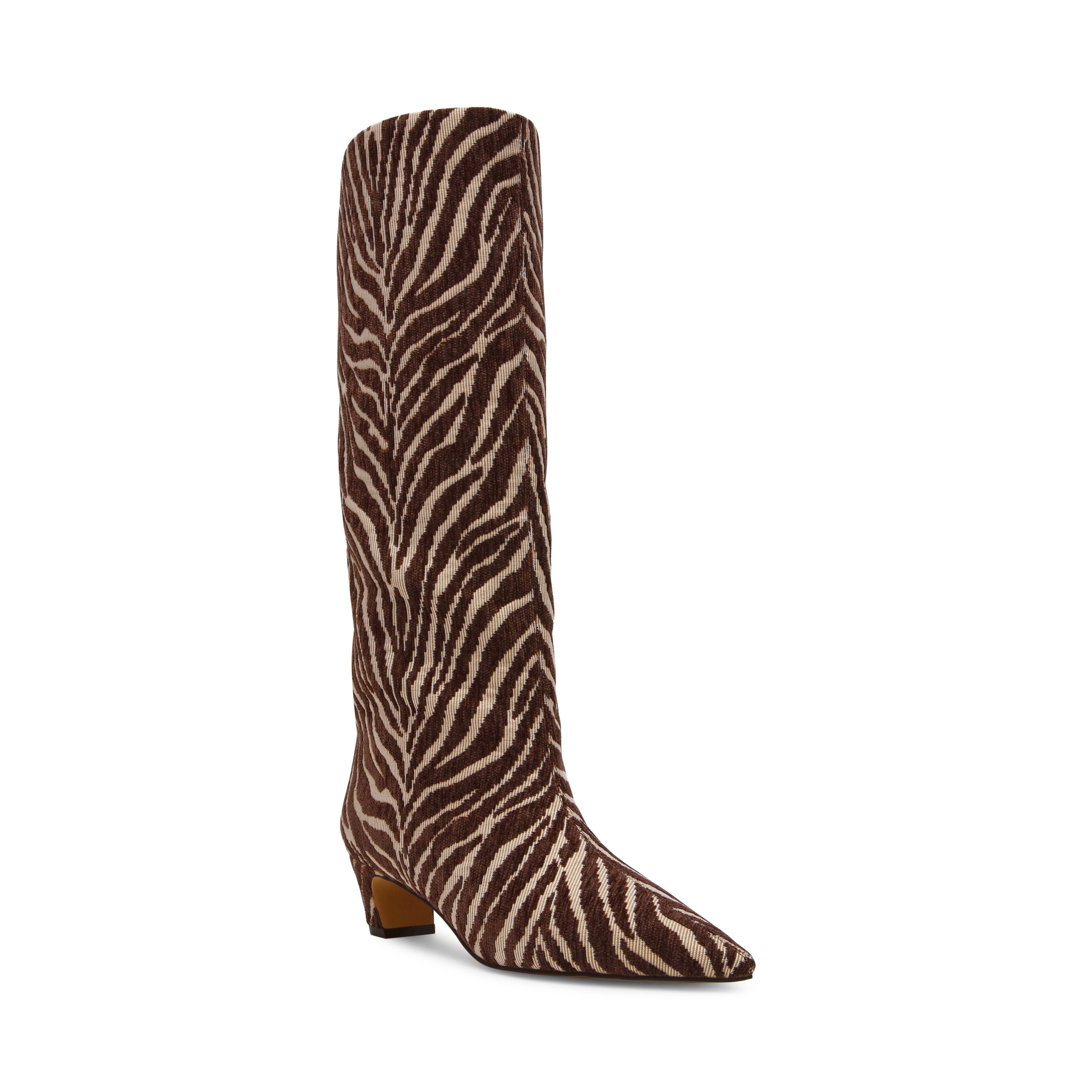 Steve Madden Brax bottines zèbre talon 3,5 cm femme