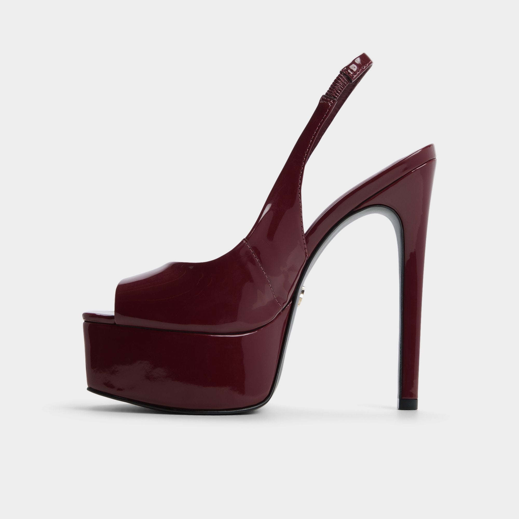 Aldo Thanlinie sandales plateforme rouge verni