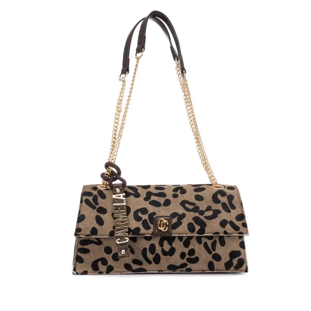 Carmela 18625203 sac épaule marron animal 28 cm