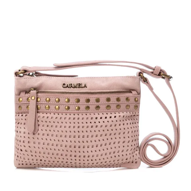 Carmela 18604106 sac bandoulière cuir marron 20 cm