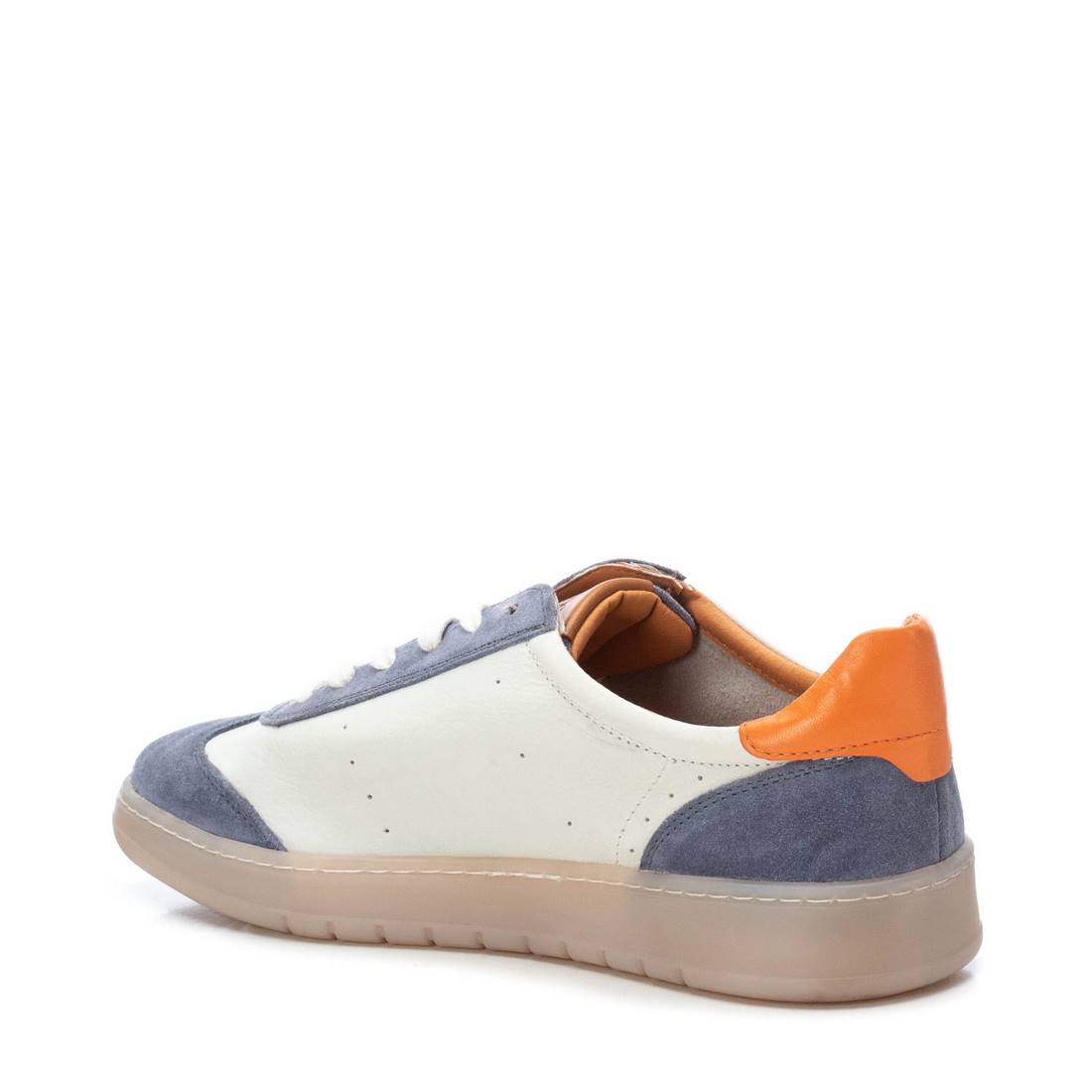 Carmela 16081802 baskets homme bleues cuir plat