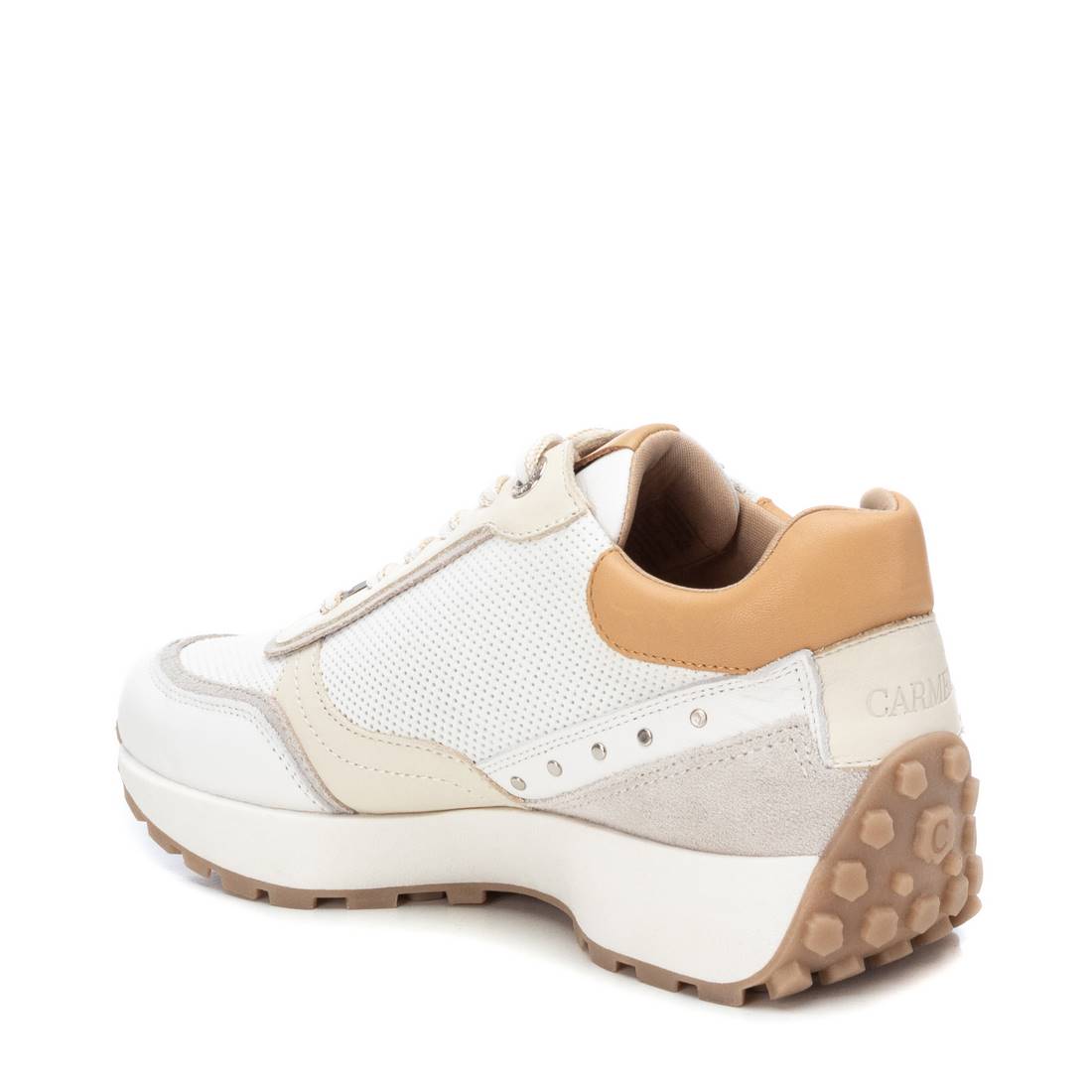 Carmela 16069902 basket cuir blanc clous pointure 35-41