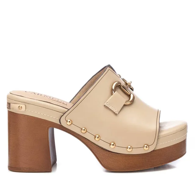 Carmela 16147903 sandale femme cuir marron talon 10 cm